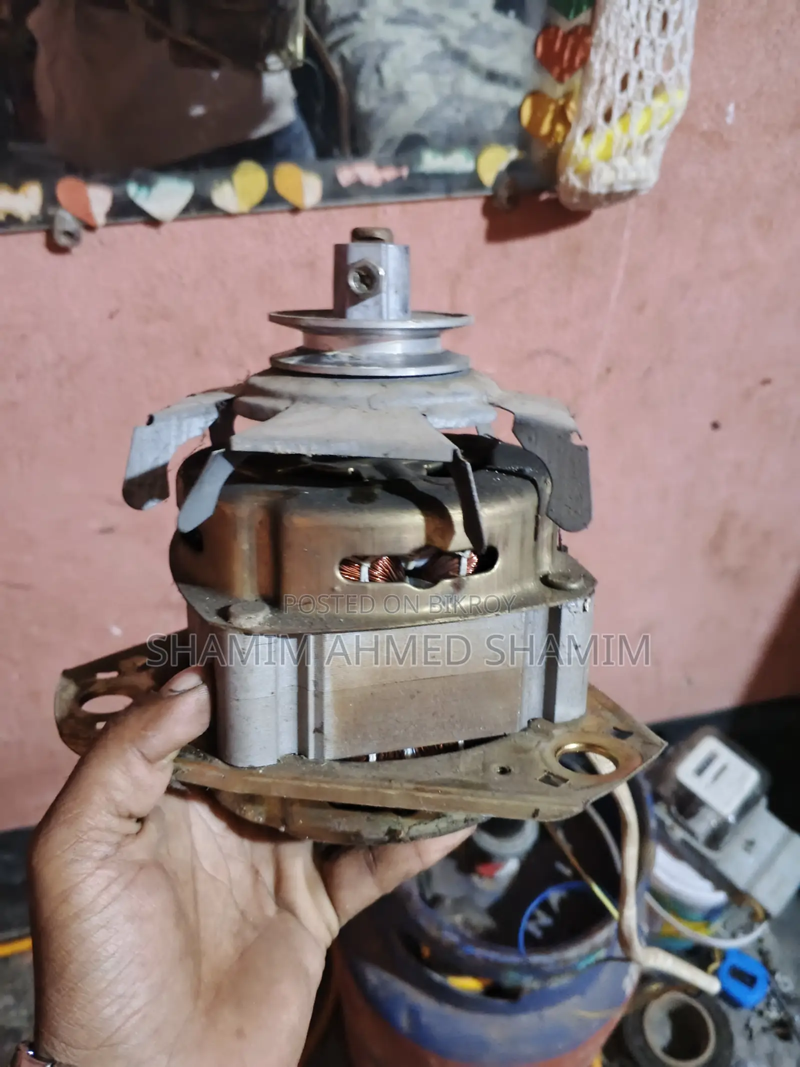 Washing Machine এর মটর বিক্রি হইবে ২ টা
