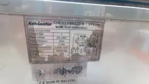 Kelvinator Chest freezer full fresh made in Malaysia