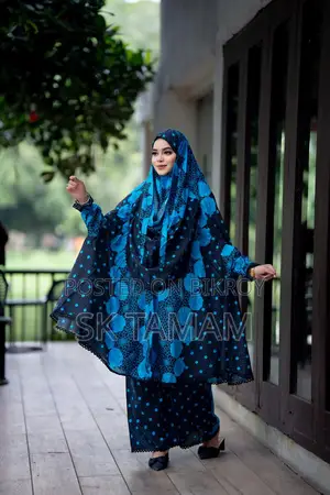 Premium Cotton Khimar with Palazzo Set