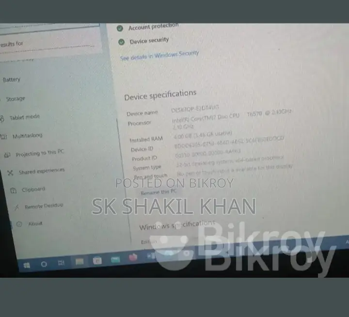 Laptop for Sale