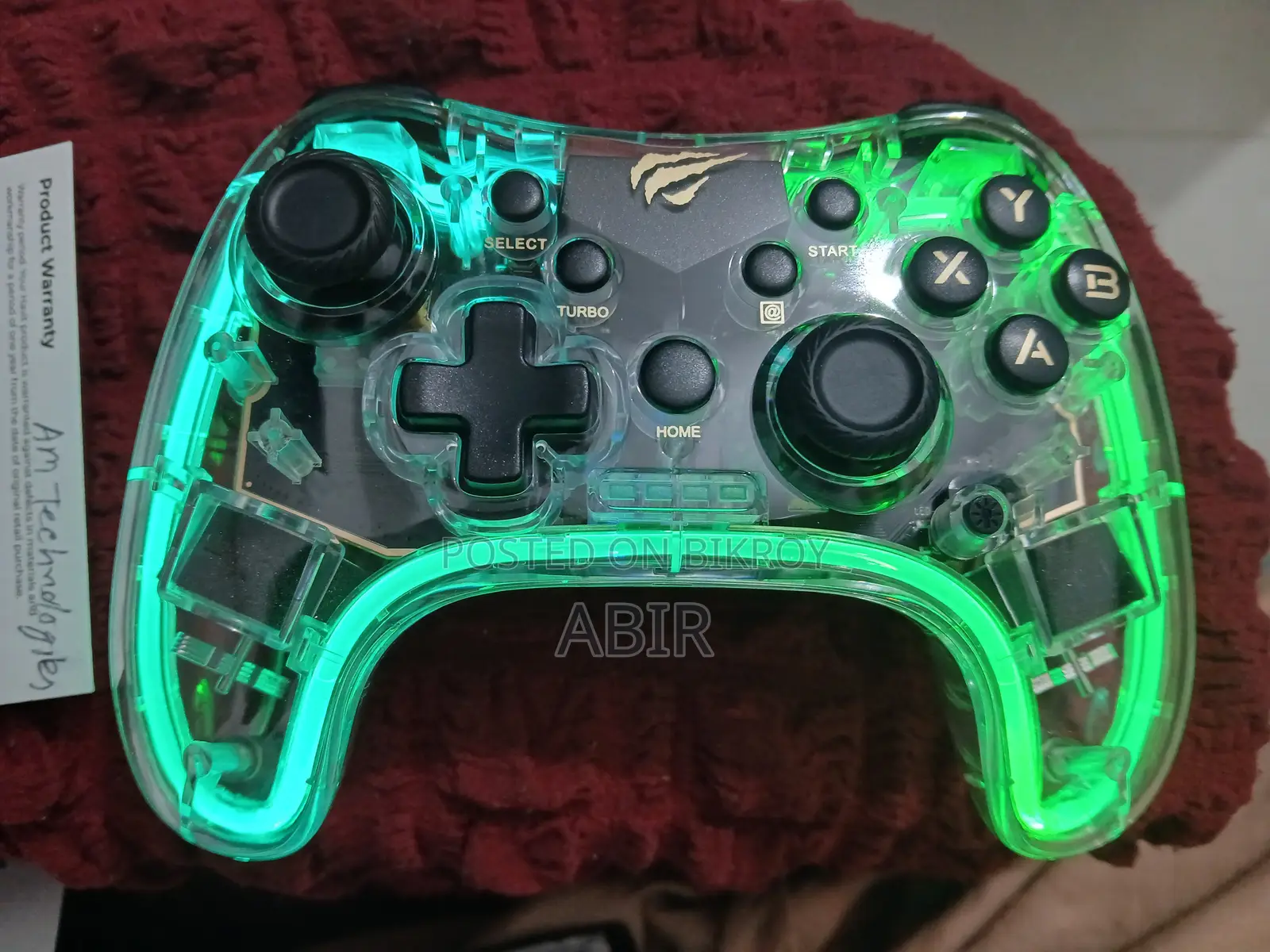 Havit Transparent Rgb Gamepad G180bt | Controller Joystick