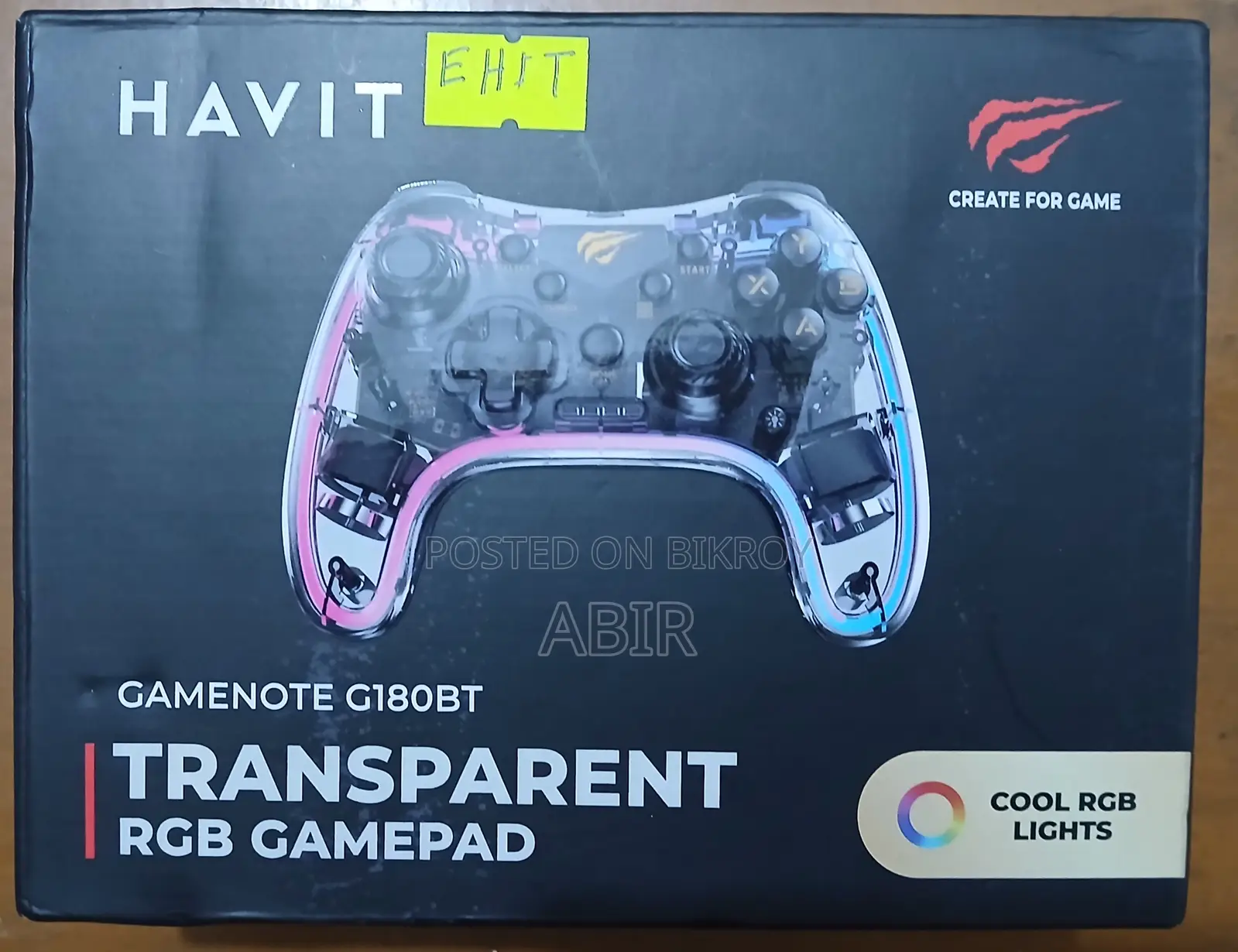 Havit Transparent Rgb Gamepad G180bt | Controller Joystick