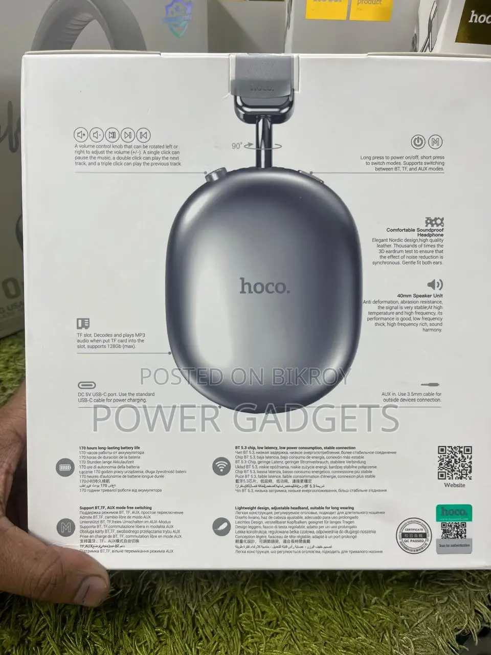 Hoco W35 Pro Max Wireless Bluetooth Headphone