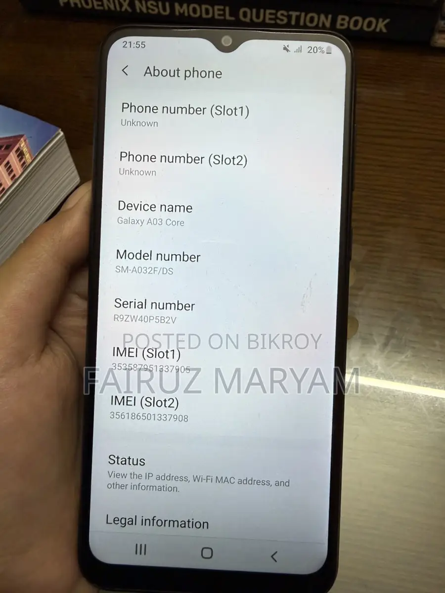 Samsung Galaxy A03 Core (Used)