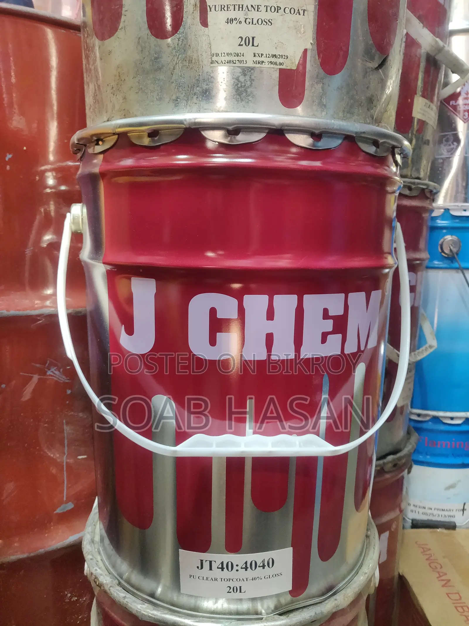 Lacker Steel Bucket 20kg