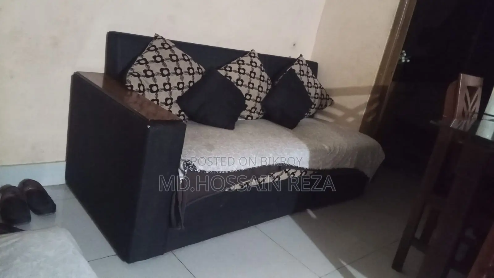 3-Seater Sofa + Bed (Used for 1 year)