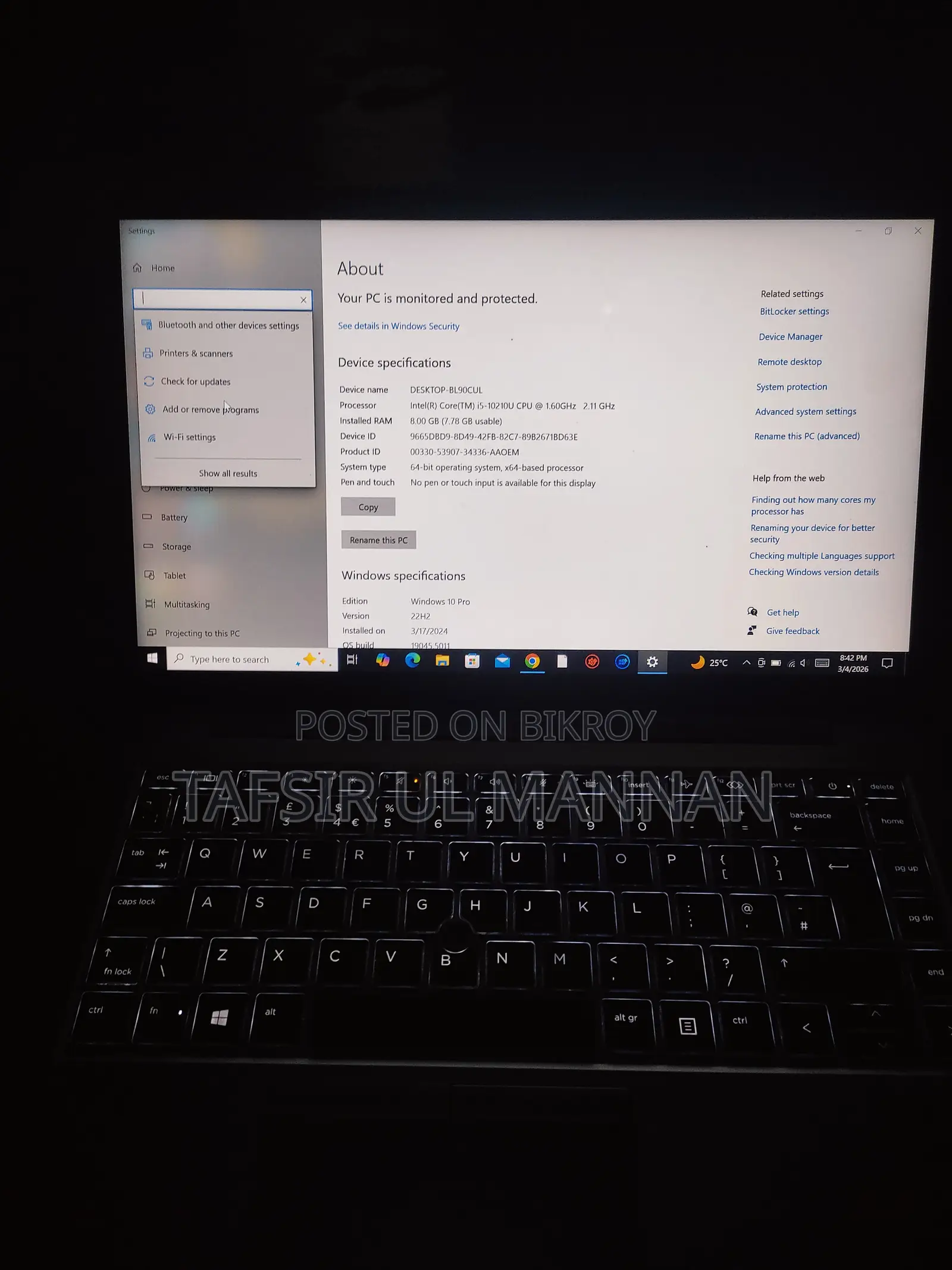 HP Elitebook - fully fresh condition