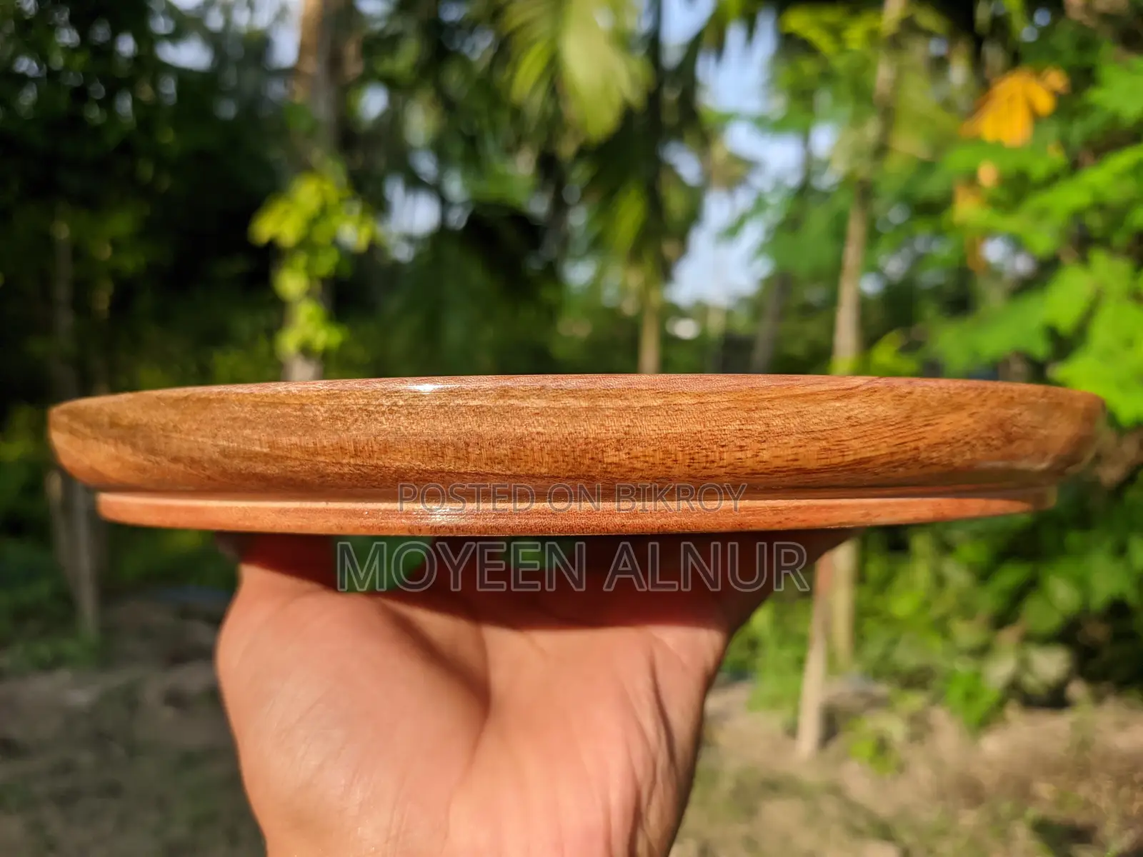 Wooden Mehguni Plate