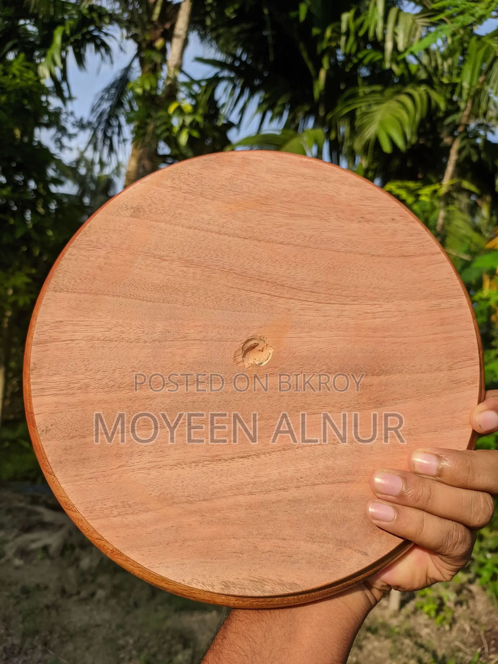 Wooden Mehguni Plate