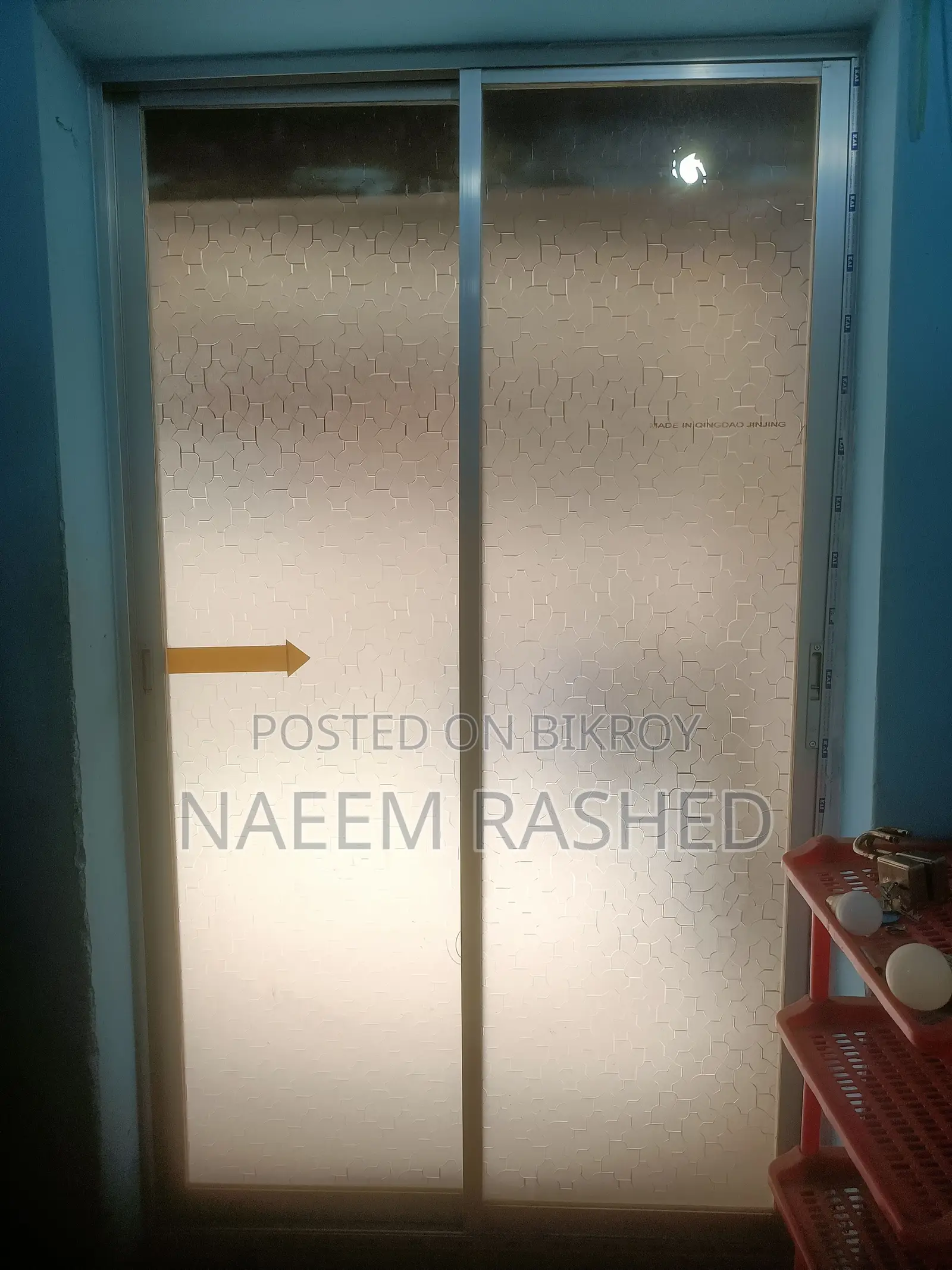 Two Kai Company Embossed Glass Doors (2ft x 6.5ft)
