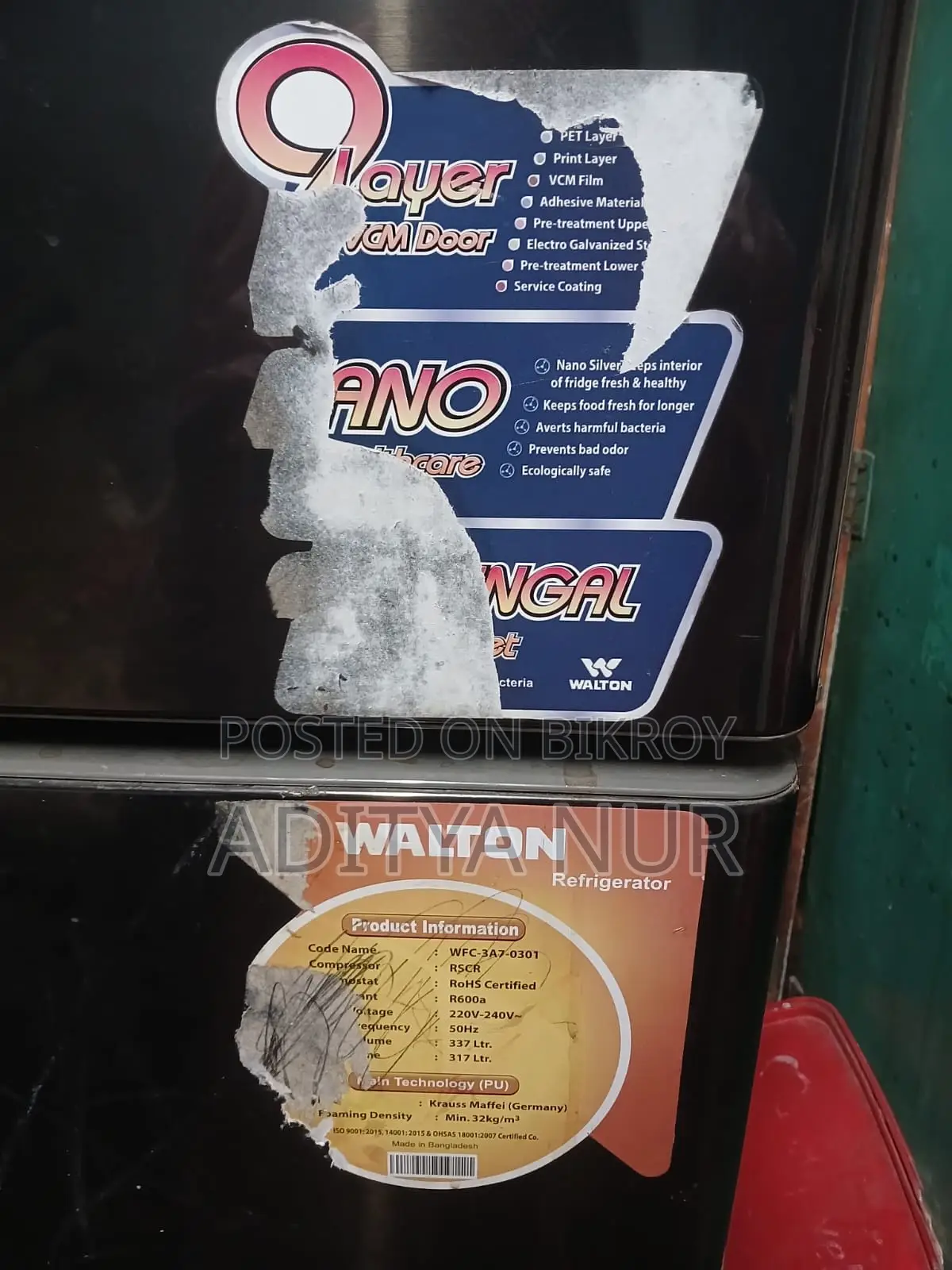 Refrigerator for sale