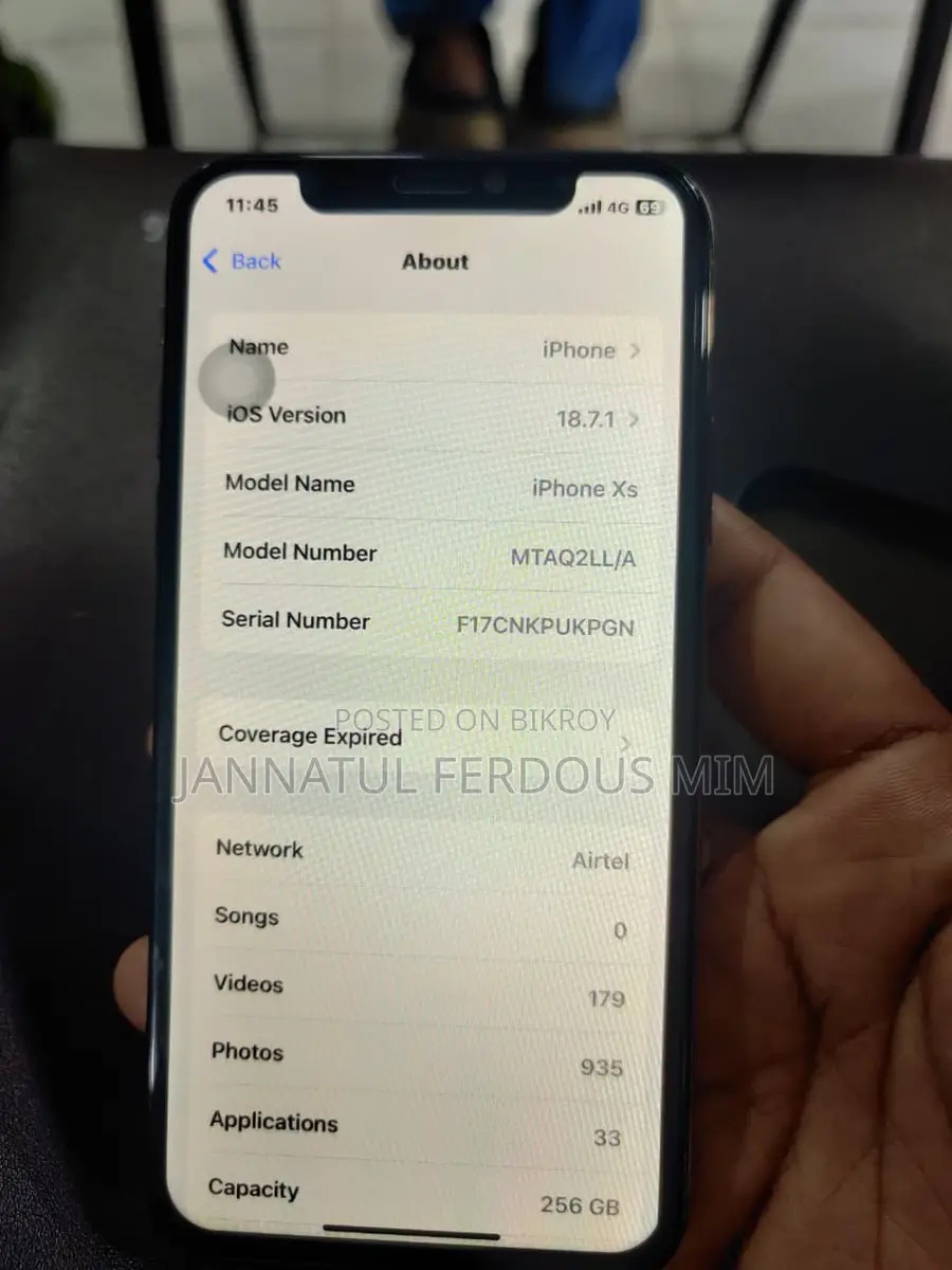 Apple iPhone XS 256 GB Gold