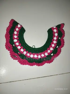 Handmade Crochet Collar for 2-3 Year Old Child