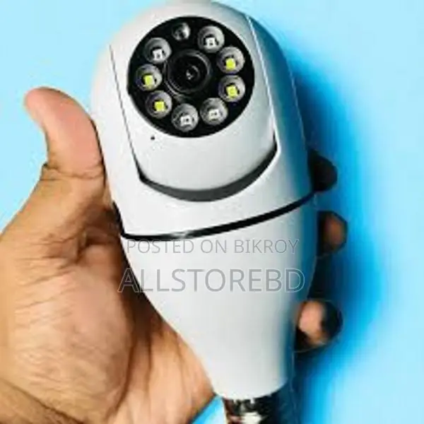 Wireless Home Security Bulb Ip Camera