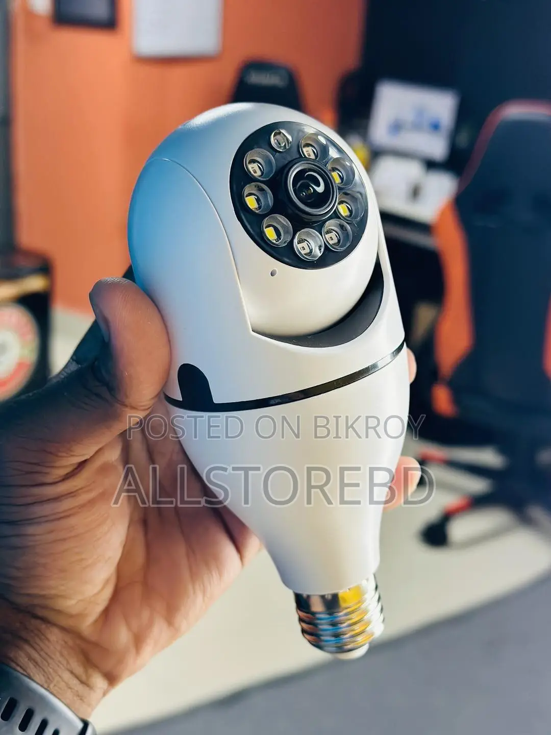 Wireless Home Security Bulb Ip Camera