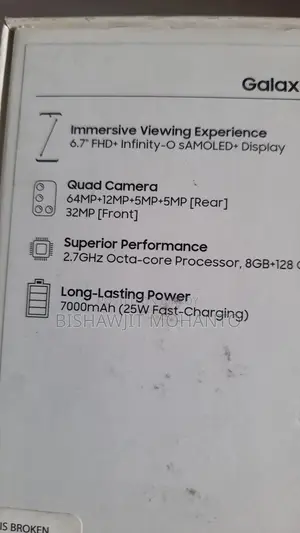 Samsung Galaxy M62 (Used)