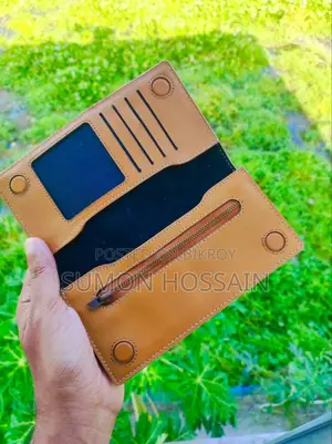 Leather Long Wallet