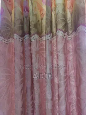 PINK AND USED CURTAINS