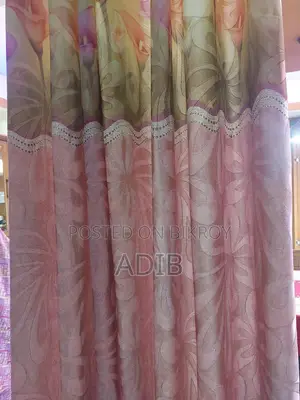 PINK AND USED CURTAINS