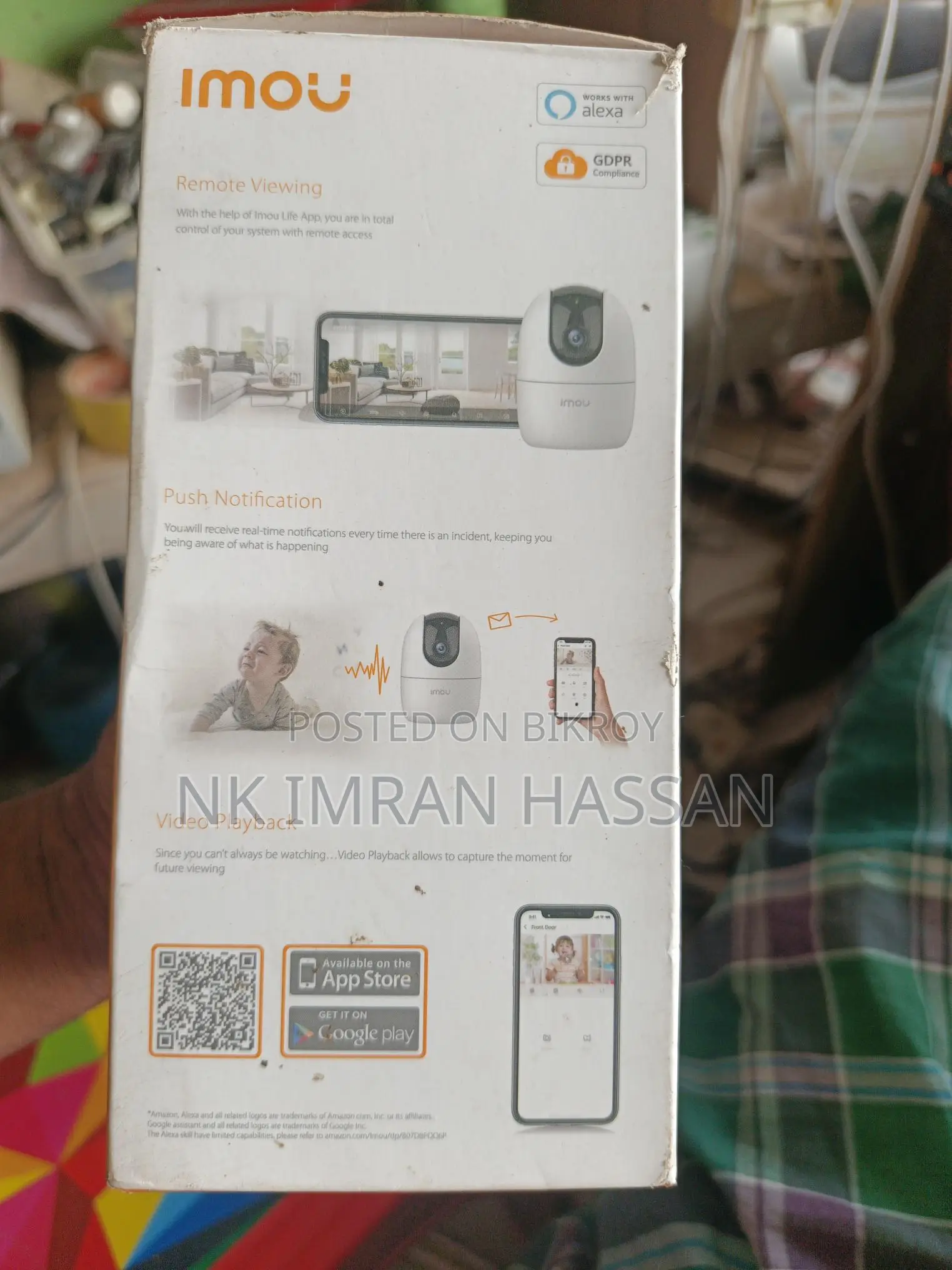 Smart Security Camera, Monitor via Mobile!