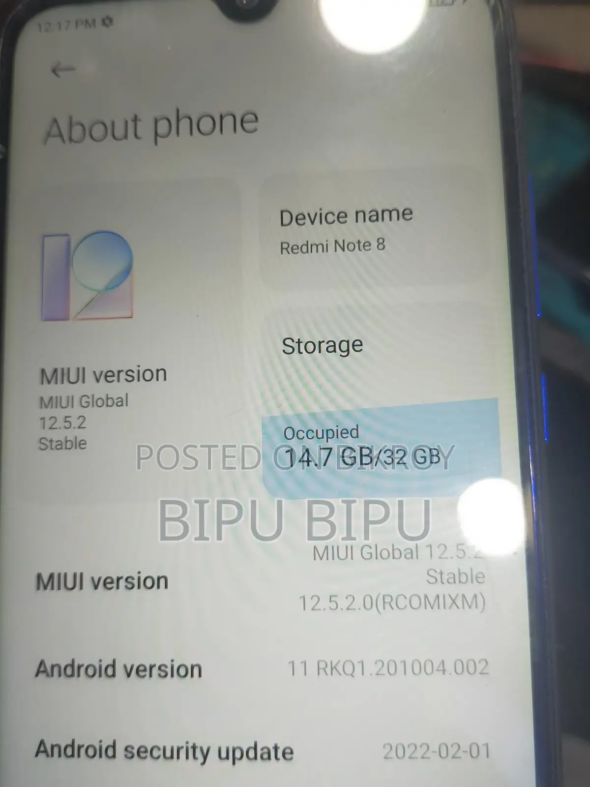 Xiaomi Redmi Note 8 (Used)