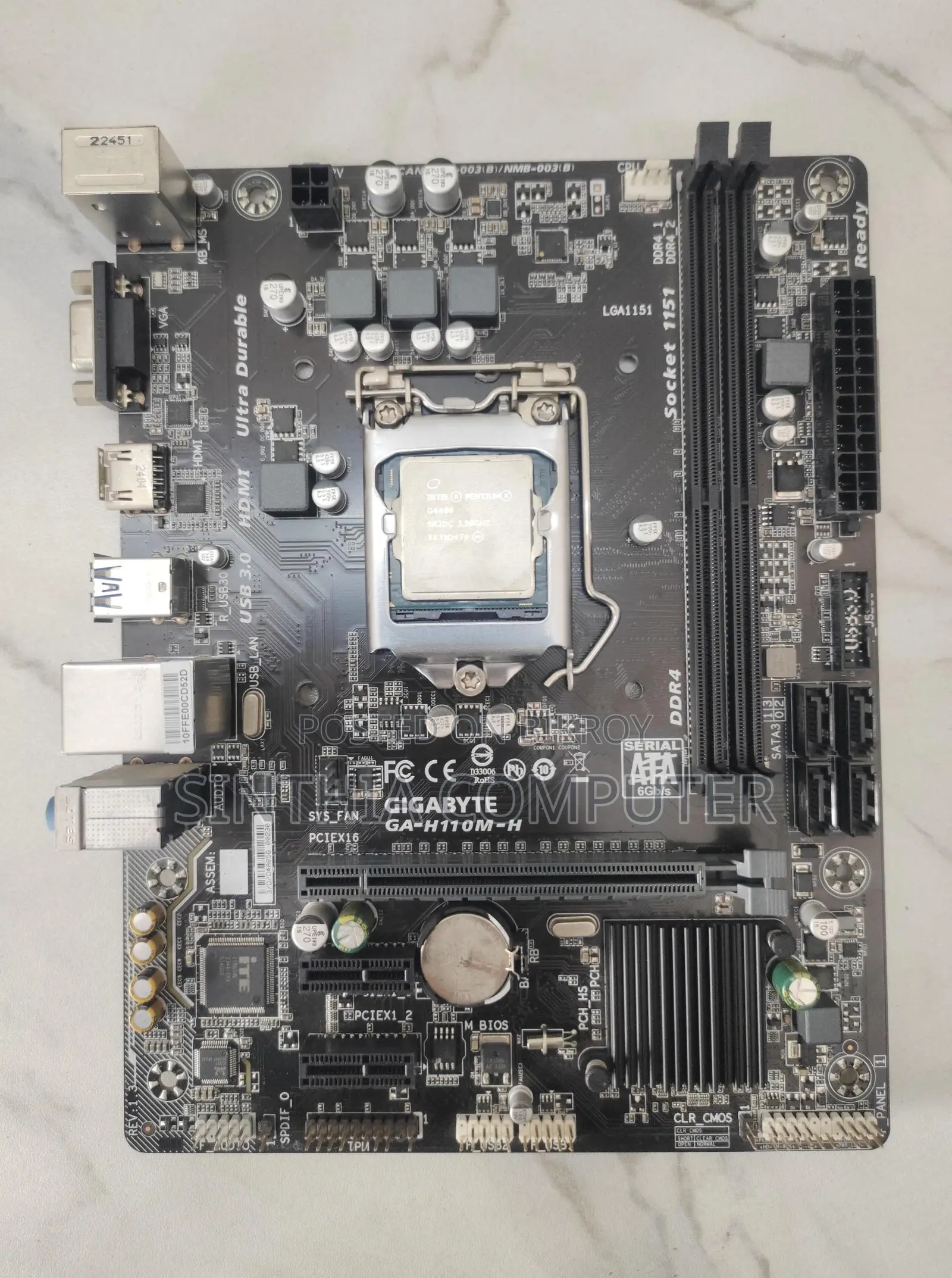 Gigabyte GA-H110M-H DDR4 Desktop Motherboard