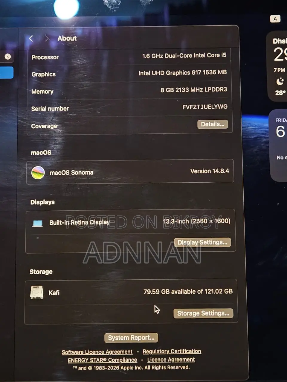 Macbook Air Retina13 Inch 2019