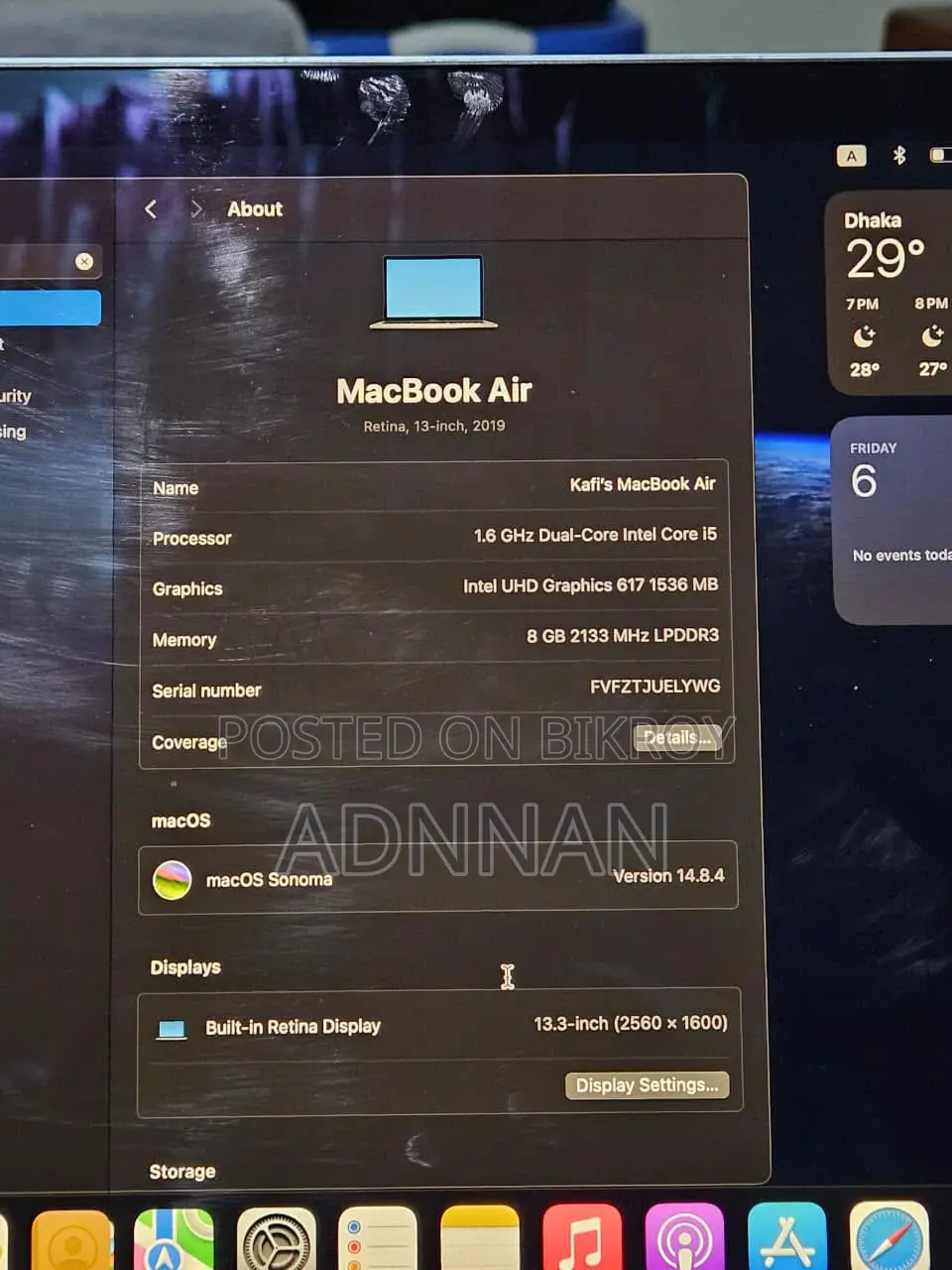 Macbook Air Retina13 Inch 2019