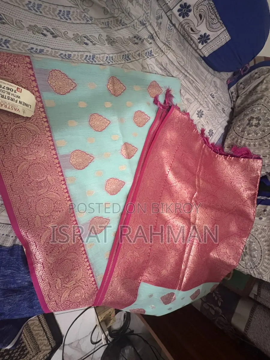 Indian Katan Silk Saree with Blouse