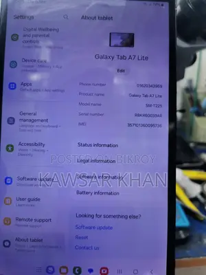 Samsung Galaxy A7 Lite Used