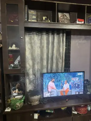 Tv Cabinet with Book Shelf