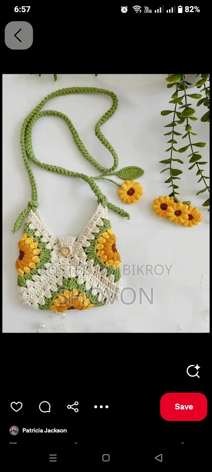 Crochet Bag For Children.
