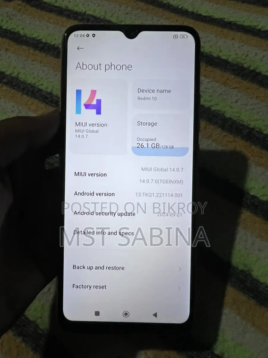 Xiaomi Redmi 10C 6/128 (Used)