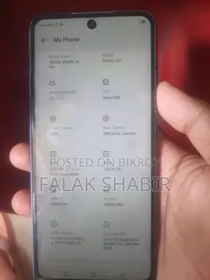Tecno Spark 10 Pro full okay (Used)
