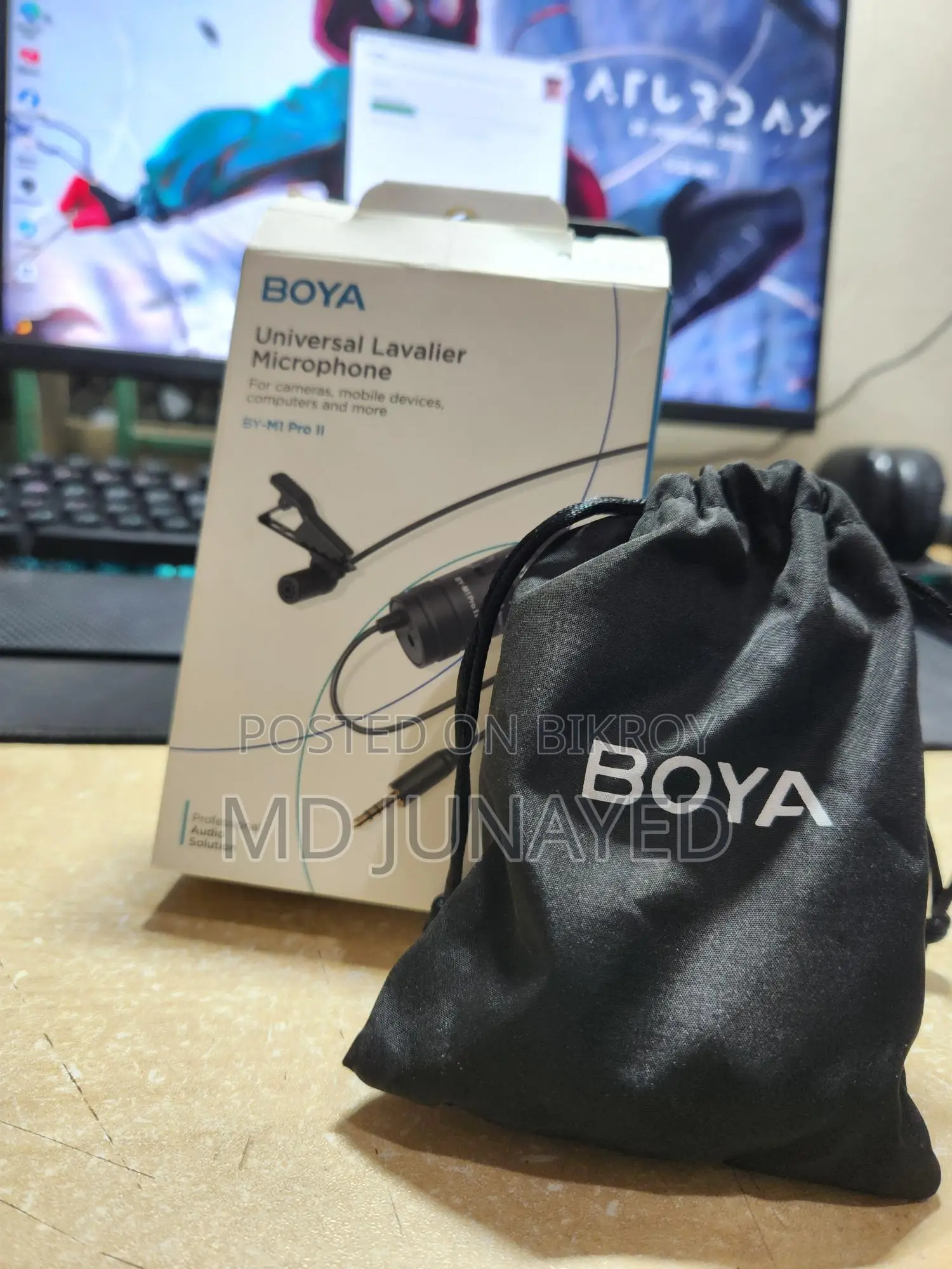 Boya by M1 Pro Version2 Lavalier Microphone.
