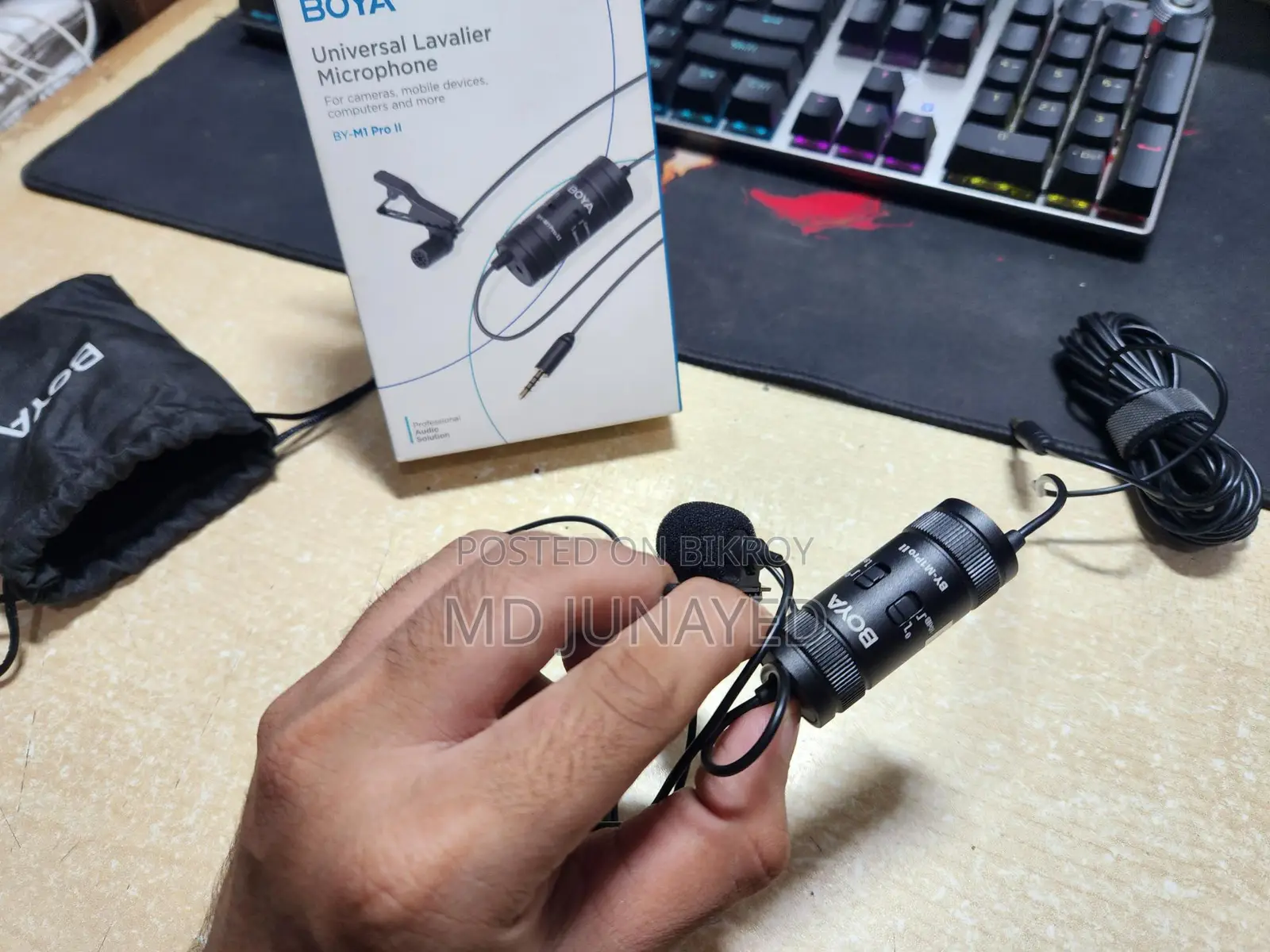 Boya by M1 Pro Version2 Lavalier Microphone.