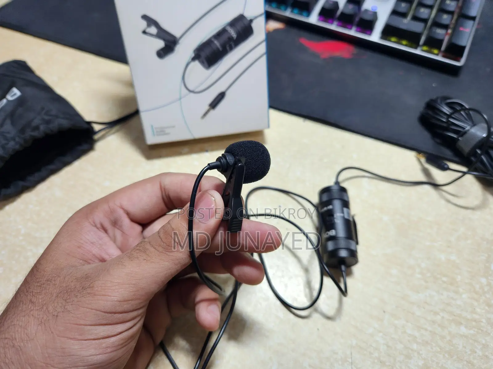 Boya by M1 Pro Version2 Lavalier Microphone.