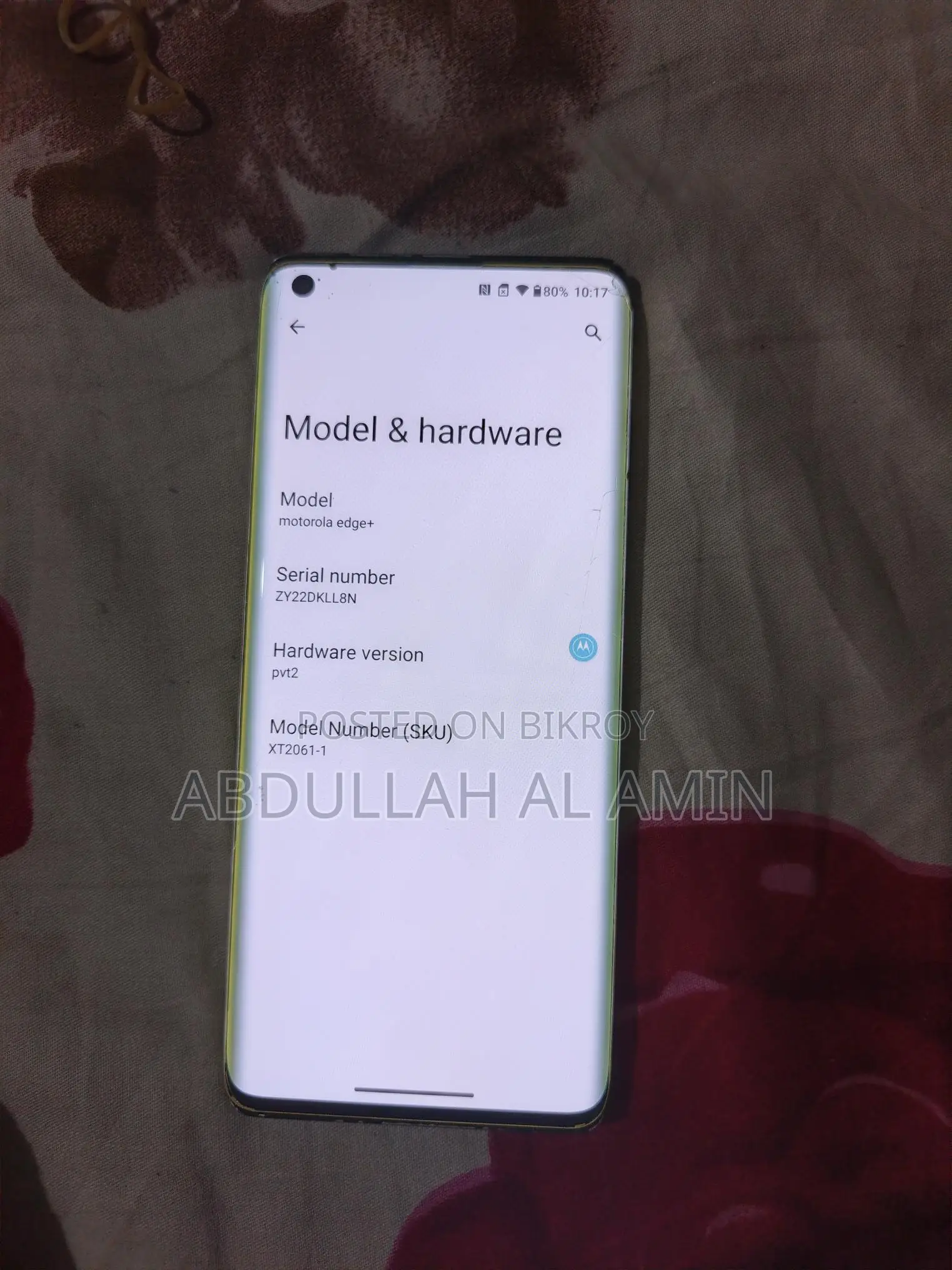 Motorola Edge Plus . (Used)