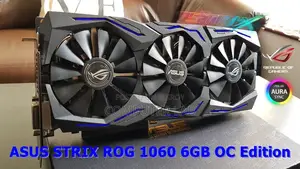 Asus Rog Strix GeForce Gtx1060 6GB DDR5 256Bit Gaming GPU With Warranty