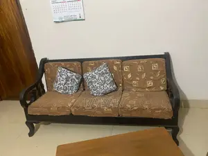 Shegun Wood Sofa