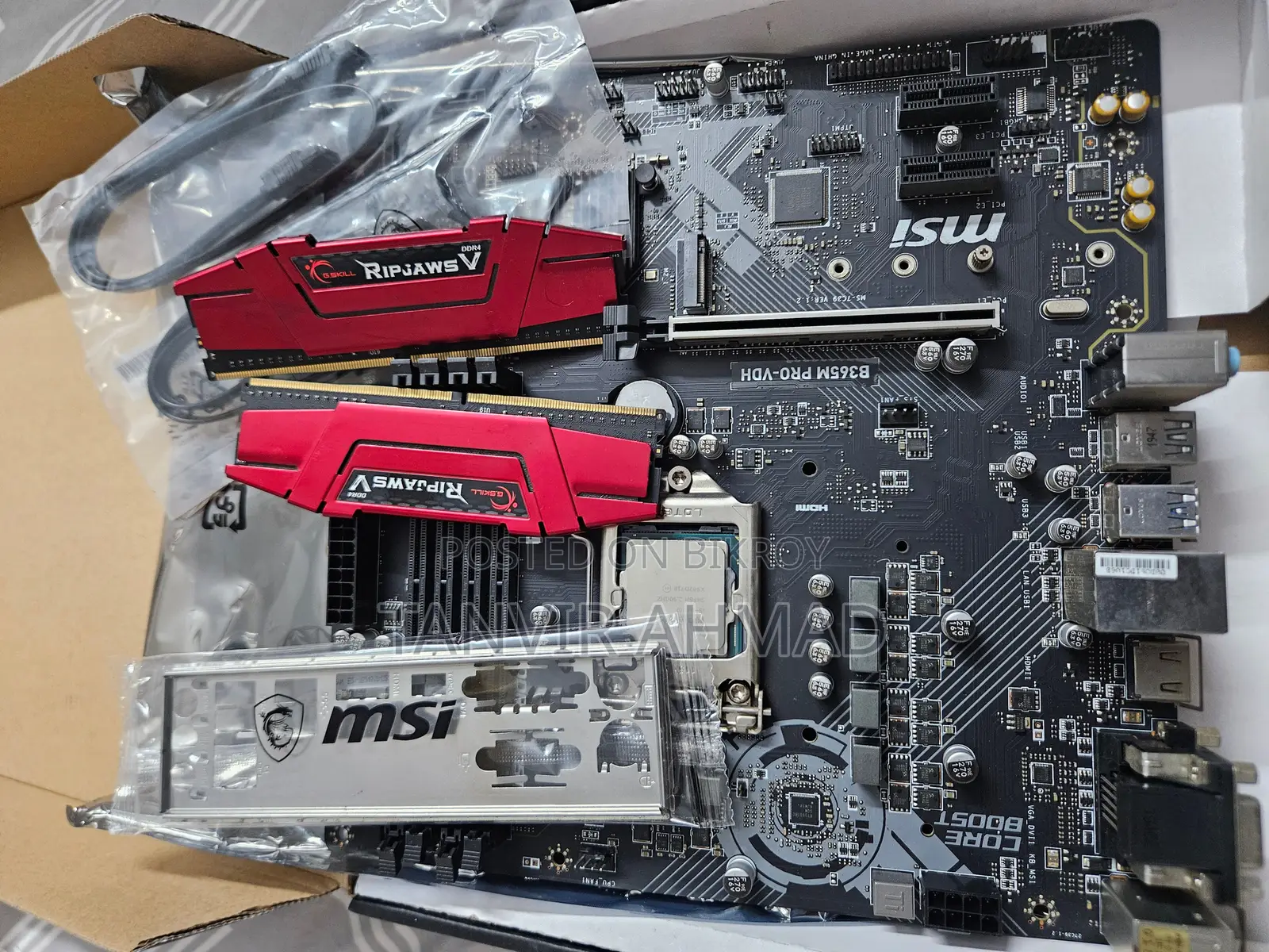 MSI B365M PRO-VDH + Intel i5 9400f Processor