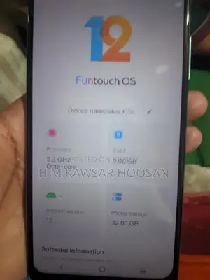 Vivo Y15 . (Used)