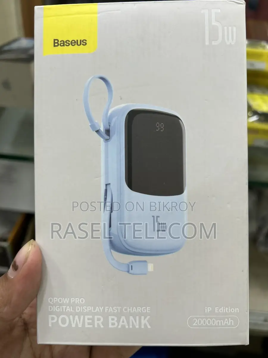 Baseus 20000mAh 15W Fast Charging Power Bank |