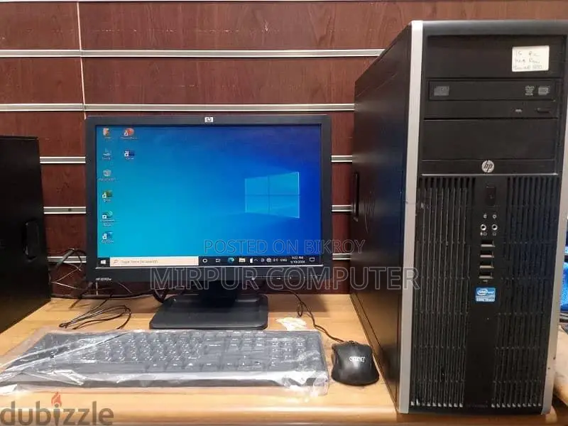 Desktop Core I5 6th Gen + HP 19 LED-HD 1000GB 1TB RAM 8GB Gaming