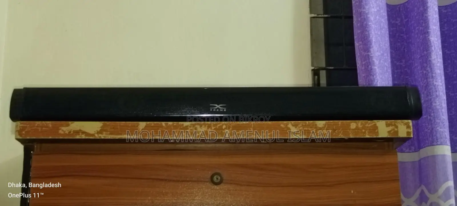 Sound Bar Dts System Flat Size