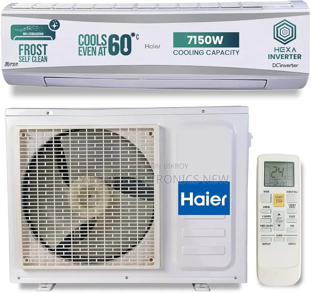 Haier INVERTER AC 1.5 Ton 12 Years Warranty "Exchange Offer for Eid"