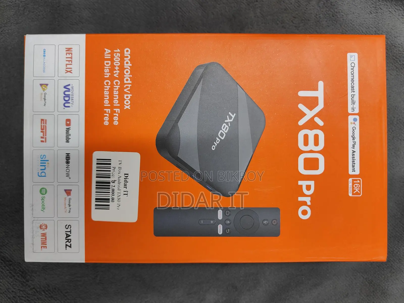 TX80 Pro Android TV Box: Turn Your Standard TV into a Fully Smart TV 📺✨