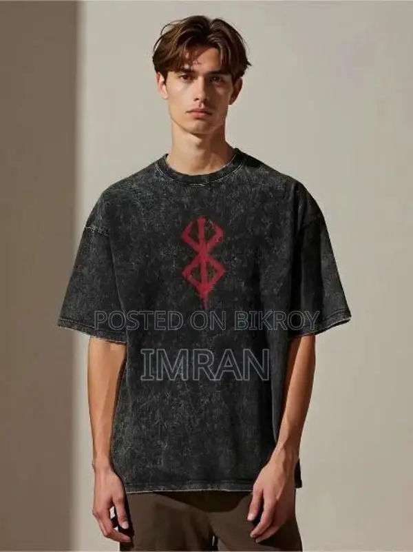 Premium Acid Wash Drop Shoulder T-Shirt