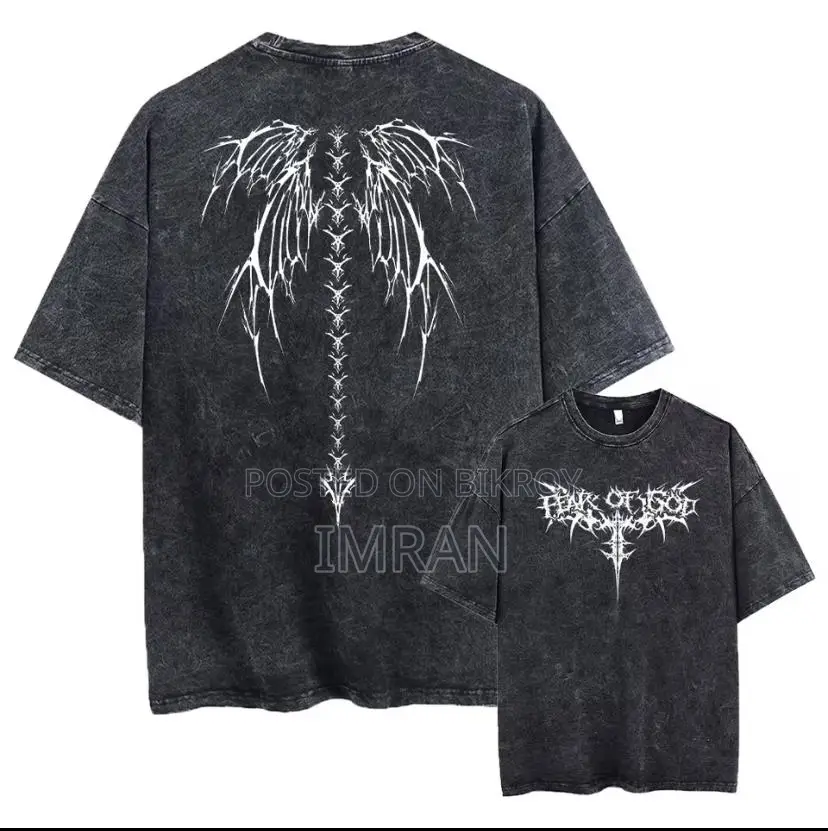 Premium Acid Wash Drop Shoulder T-Shirt