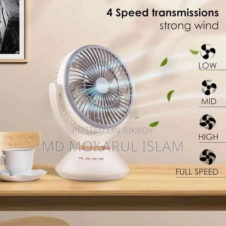 Jy-2570 9.4 Inch High Speed Rechargeable Table Fan Jy Super Jy-2570